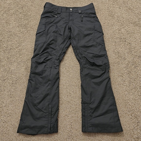 Burton Dryride Womens Small Black Snowboard  Cargo Pants Insulated Winter Sport - Picture 2 of 9